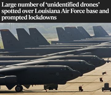 Неизвестные дроны устроили налёт на базу ВВС США с ядерными бомбардировщиками, — The Independent