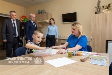 Виталий Нягу посетил Центр реабилитации детей с особыми потребностями в Дубоссарах