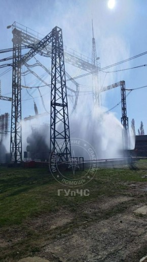Пожар на электроподстанции – учения столичных огнеборцев