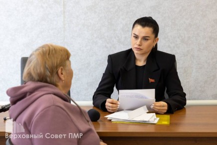Татьяна Залевская сегодня проводит прием граждан в Слободзейском районе