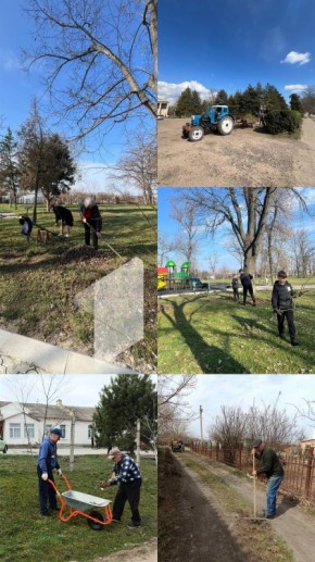 Кицканский субботник в фотоколлаже
