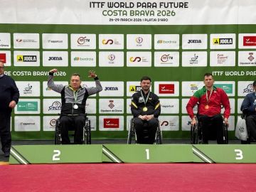 Приднестровский паратеннисист Дмитрий Лавров стал серебряным призёром международного турнира «ITTF Para Future Costa Brava», который прошёл в Испании