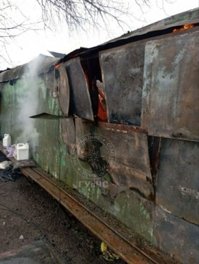 В Григориопольском районе сгорел сторожевой вагончик