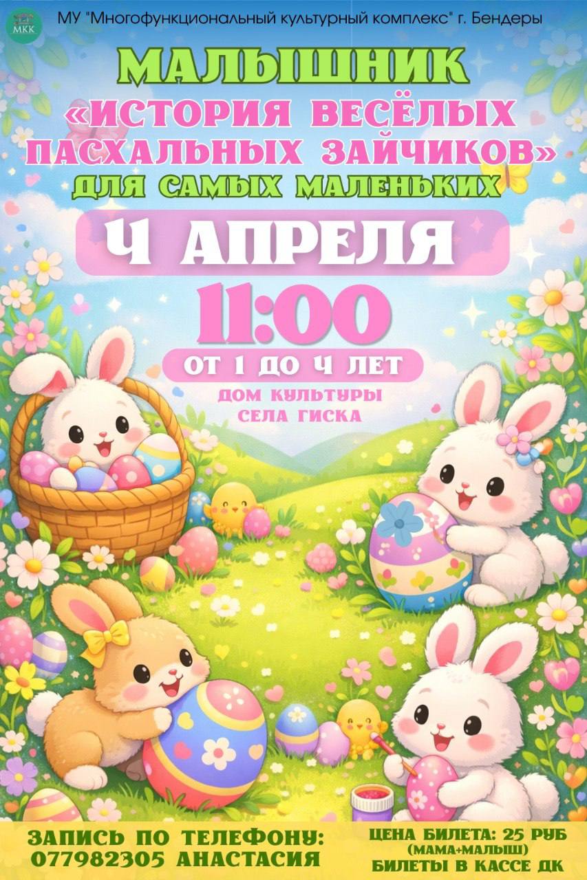 Праздник для самых маленьких: «История весёлых пасхальных зайчиков»!