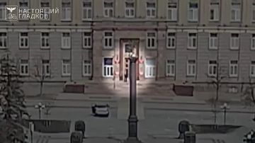 Момент удара дрона по зданию правительства Белгородской области опубликовал губернатор Гладков