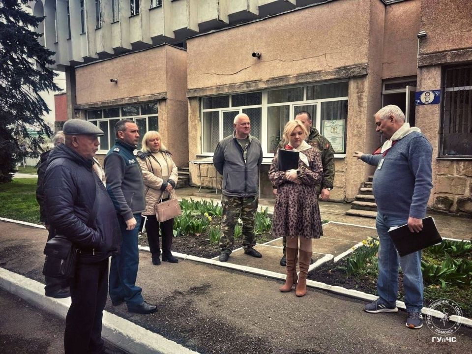 Сотрудники Гражданской обороны 2 апреля провели тренировку в Тирасполе