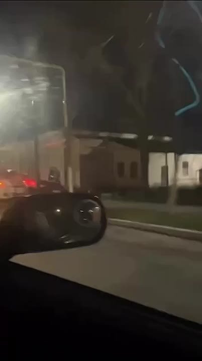 Ночная авария на Совхозе. На место приезжала бригада скорой