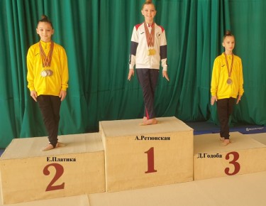 Гимнастки республики выявили сильнейших в отдельных видах