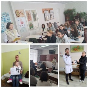 Школьникам о главном. В рамках Недели здоровья матери и ребенка медсестра врача-педиатра СВА села Ближний Хутор провела лекцию для учащихся школы на тему «Здоровье матери и ребенка»