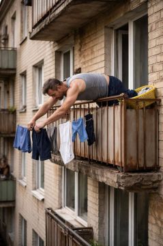 Несчастный случай в Бендерах: мужчина выпал с балкона четвёртого этажа, когда пытался накрыть бельё от дождя