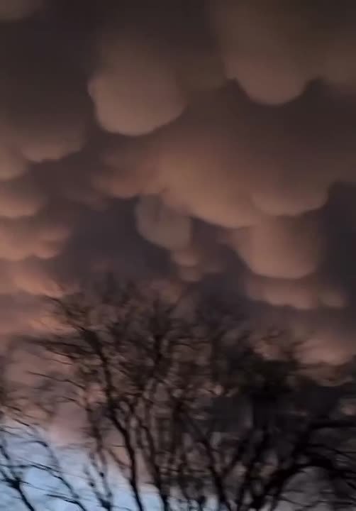 Редкие облака-мамматусы заметили в Чикаго — из-за них отменили десятки рейсов, — СМИ