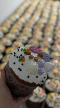 Сегодня куличи от Вкусномира появятся в продаже