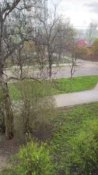 Небольшой град прошёл в Днестровске