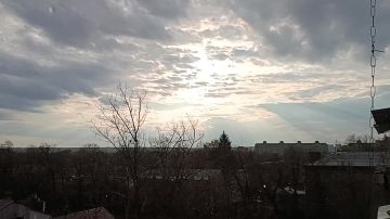 В центре только что прошел дождик