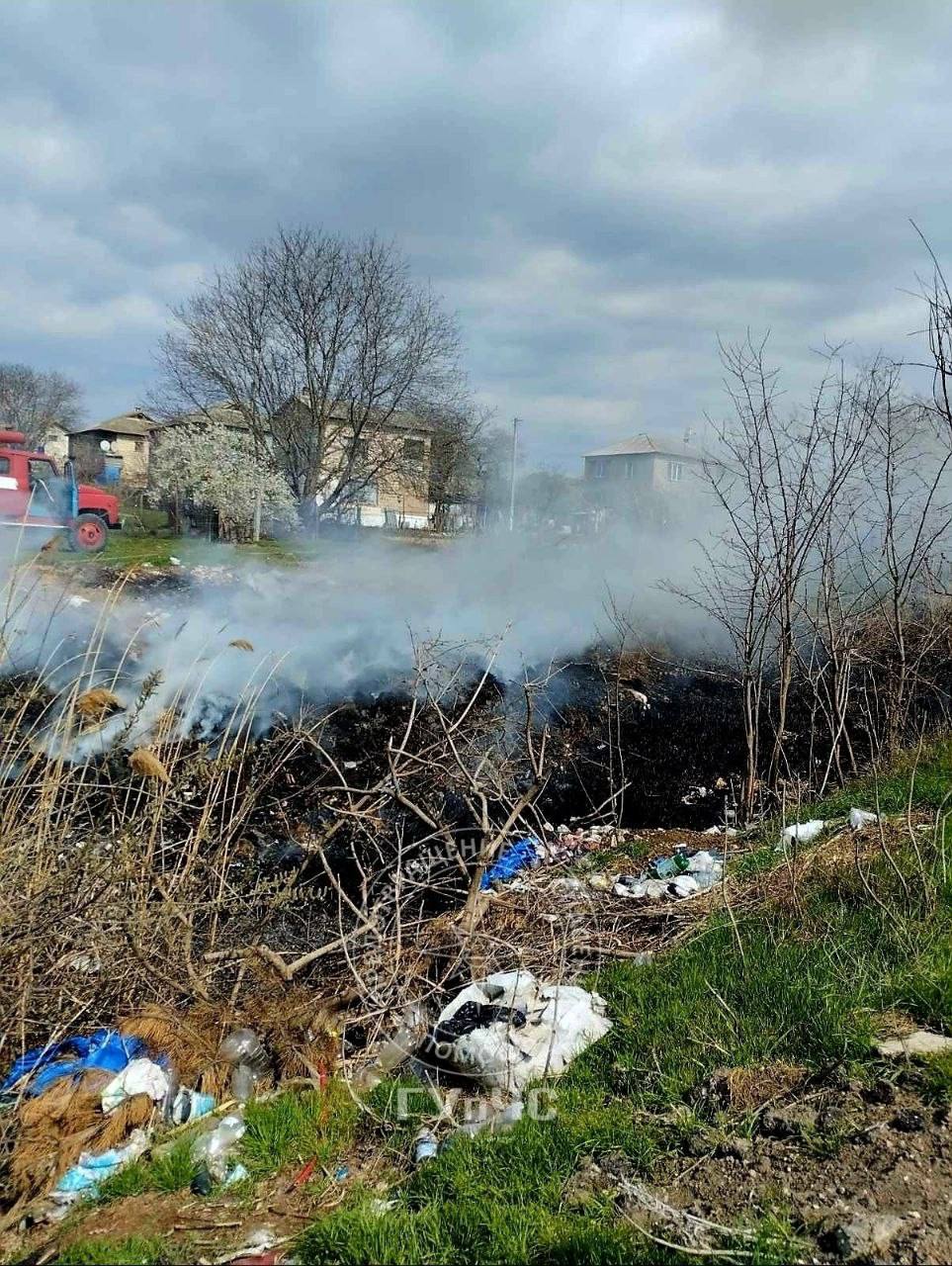 В Рыбницком районе произошли два пожара