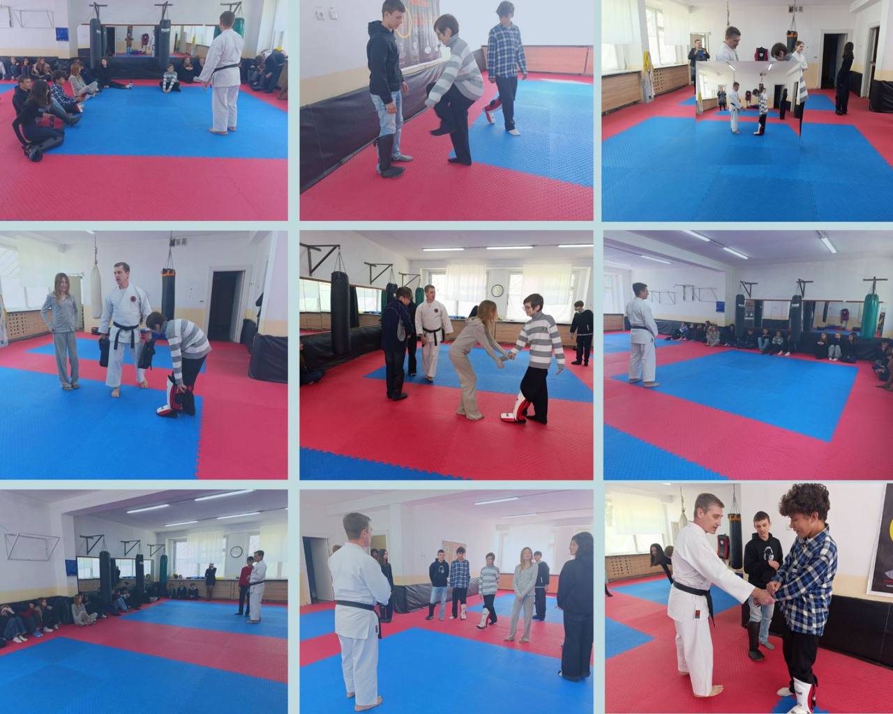 Мастер-класс по самообороне для школьников