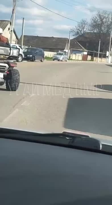 Погоня за квадроциклом в Григориополе