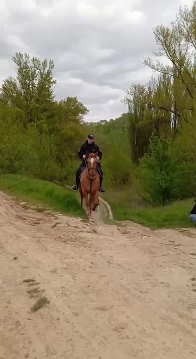 Пока приднестровцы жарят шашлыки, за порядком у Днестра следит конная милиция и спасатели на квадроциклах