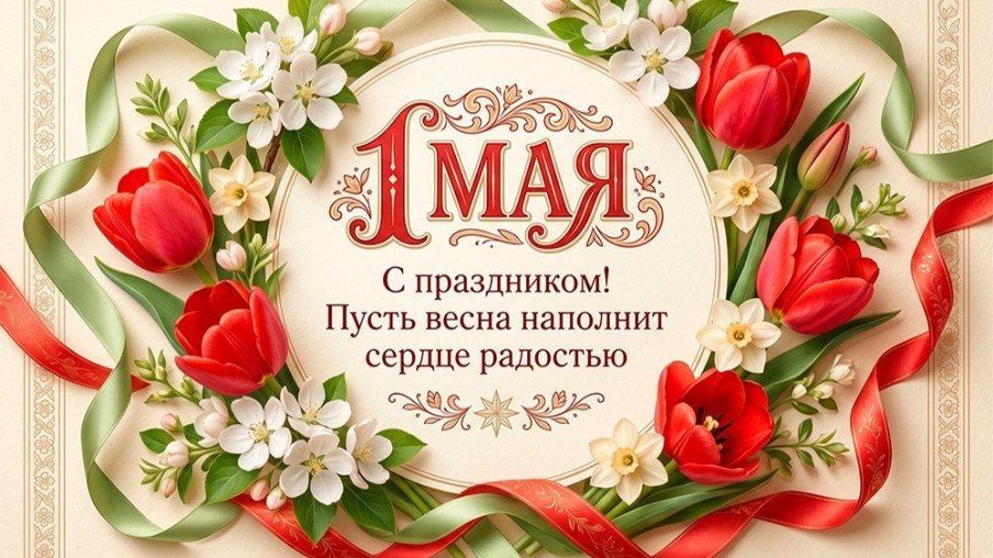 Праздник Весны и Труда – 1 мая