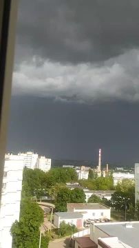 Тучи над Тирасполем – вид из Бендер