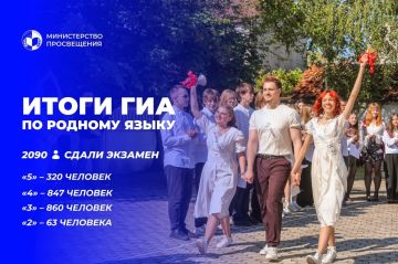 Более половины выпускников сдали ЕГЭ по родному языку на «4» и «5»