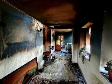 Так сейчас выглядит дом после пожара в селе Карагаш
