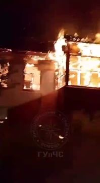 В Рыбницком районе, в селе Большой Молокиш, горел дом