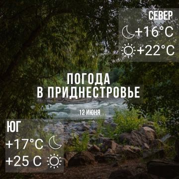 Днём – до +25°С. Местами дожди, возможно гроза