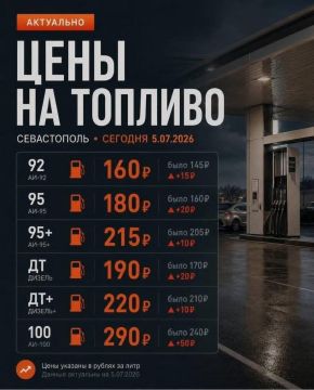 Цены на дизельное топливо на заправках в Севастополе выросли до 220 рублей за литр