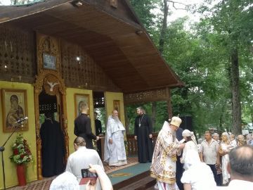 Престольный праздник в Иоанно-Предтеченском монастыре Строенец посетил архиепископ Савва