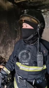 Пожар в многоэтажке Тирасполя