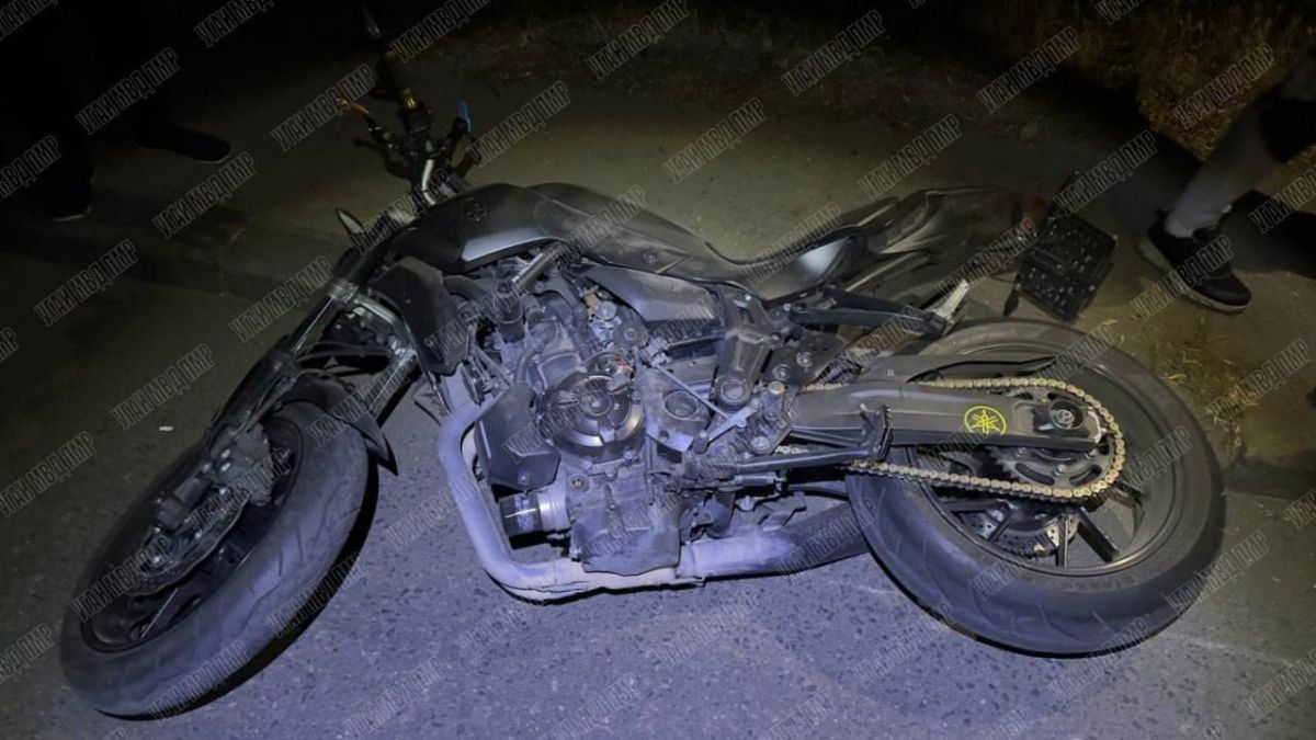 В Тирасполе мотоциклист получил травмы, пытаясь избежать ДТП