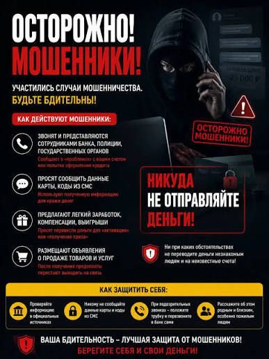 Как не попасться, напоминает милиция