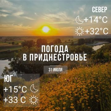 Днём – до +33°С. Без осадков