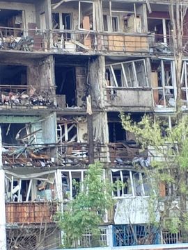 Комсомольский поселок в Саратове после атаки украинских БПЛА