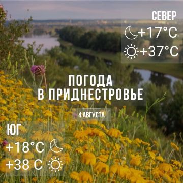 Днём – до +38°С, без осадков