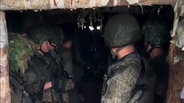Корейские братья на одном из полигонов в России