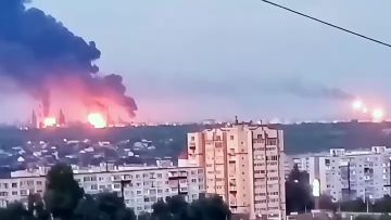Прилёт по НПЗ в Сызрани. Один из крупнейших в России