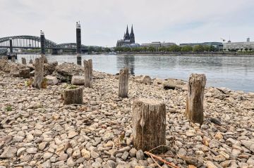 Европа остаётся без воды — реки обмелели сразу в нескольких странах, — СМИ
