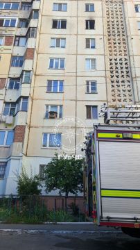 Пожар в столице. Пострадавший в реанимации