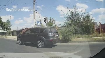 Не уступила дорогу. . На улице Чапаева в Тирасполе 11 августа зафиксировано нарушение ПДД