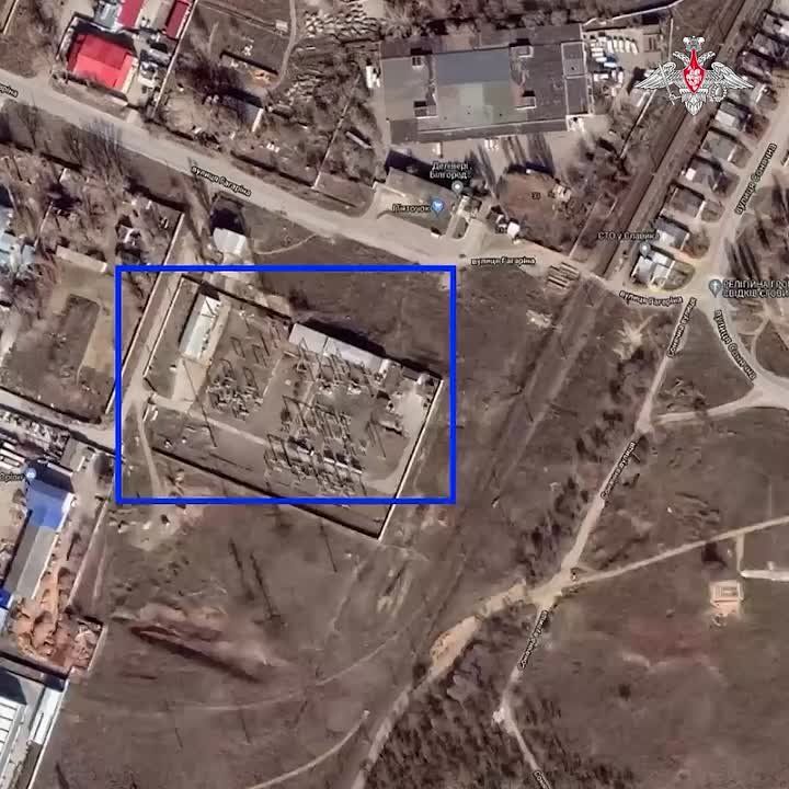 Кадры комбинированного ракетного и авиационного удара ВС РФ по Одесской ТЭЦ и семи электроподстанциям: