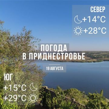 Днём – до +29°С, местами дожди