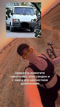 Бус на молдавских номерах прижал велосипедистку к бетонному парапету в районе Паркан
