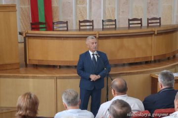 В слободзейской госадминистрации состоялось торжественное мероприятие, приуроченное к 36-й годовщине образования Приднестровской Молдавской Республики