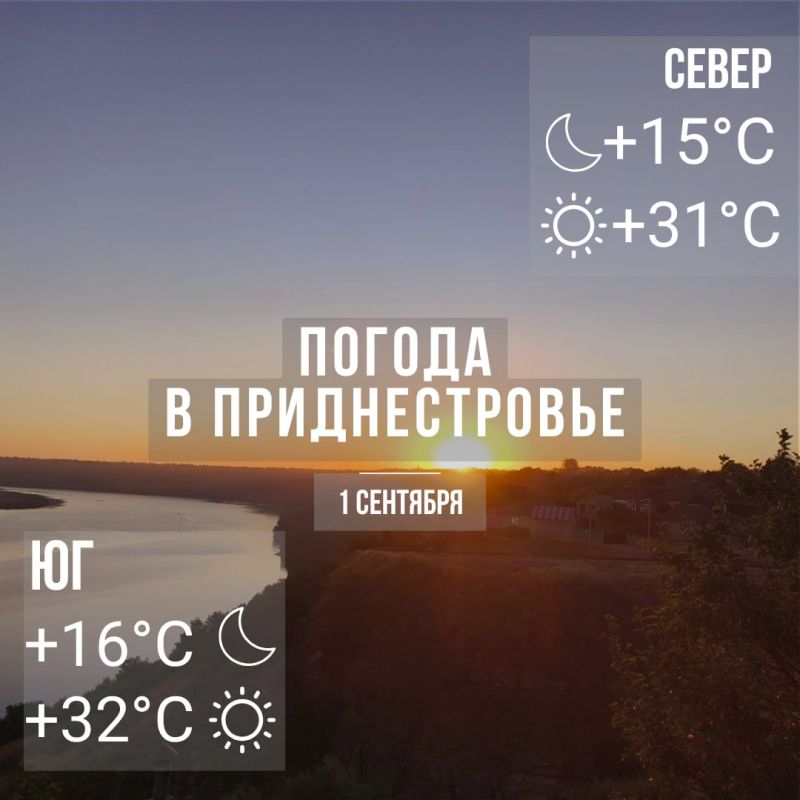 Днём – до +32°С, без существенных осадков
