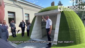 Скифский курган в разрезе — такой необычный экспонат представили сегодня в Тирасполе