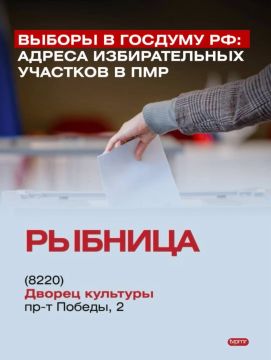 Приднестровцы смогут принять участие в голосовании на выборах депутатов Государственной Думы России 20 сентября