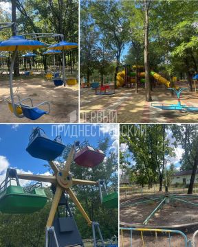 В парке «Победа» в Тирасполе готовят к открытию обновлённые аттракционы