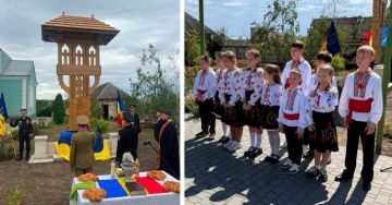 В селе Варница Новоаненского района открыли памятник солдатам армии Антонеску